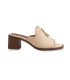 Mules Femme  Daim Talon Carré Tunisie – Ref 749 | Trioox