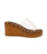 Mules Compensées Transparentes Femme Chic Caramel & Léopard | Trioox Tunisie