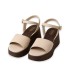 Sandales Compensées Femme Effet Daim| Chaussures Chic & Confortables Tunisie