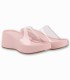 Sabots Compensés Transparents – Confort Premium Couleur Rose